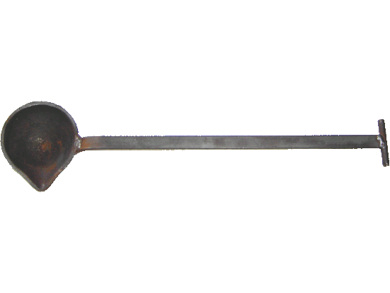 Steel Ladle 25cm Diameter with a 85cm handle